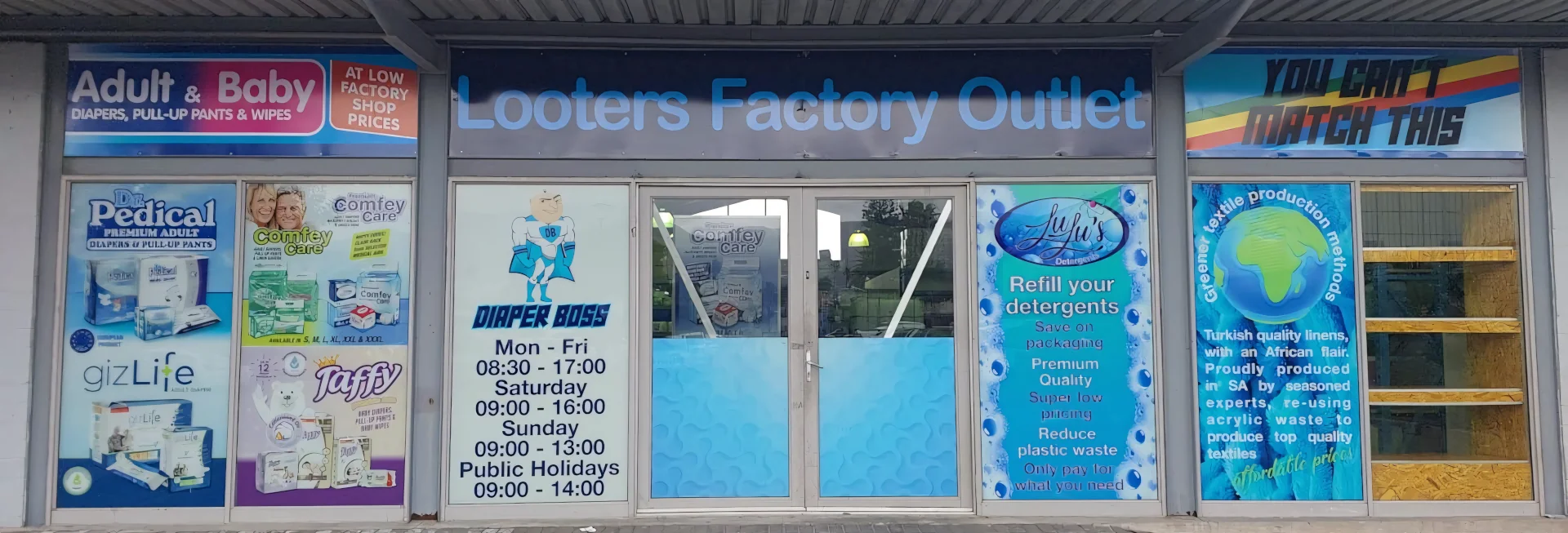 looters slashed price warehouse