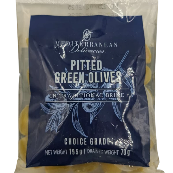 Mediterranean Pitted Green Olives - Looters Grocery Durban