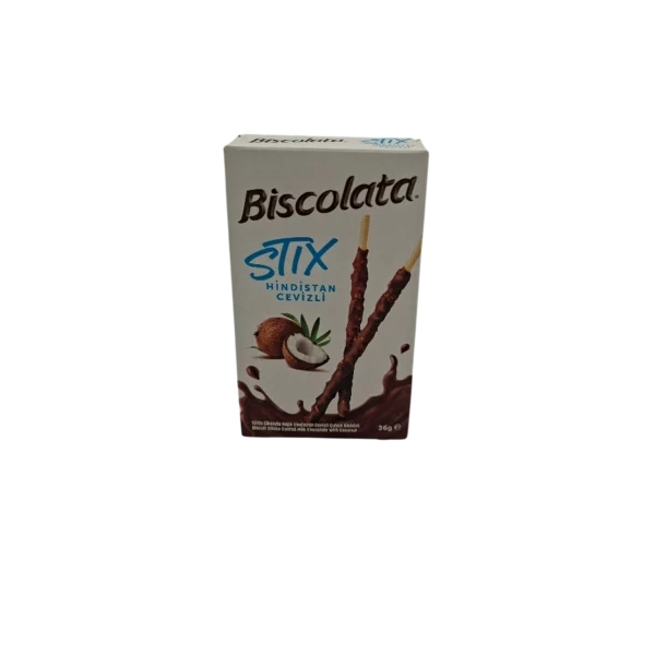 Biscolata Stix Chocolate Coconut - Looters Grocery Durban
