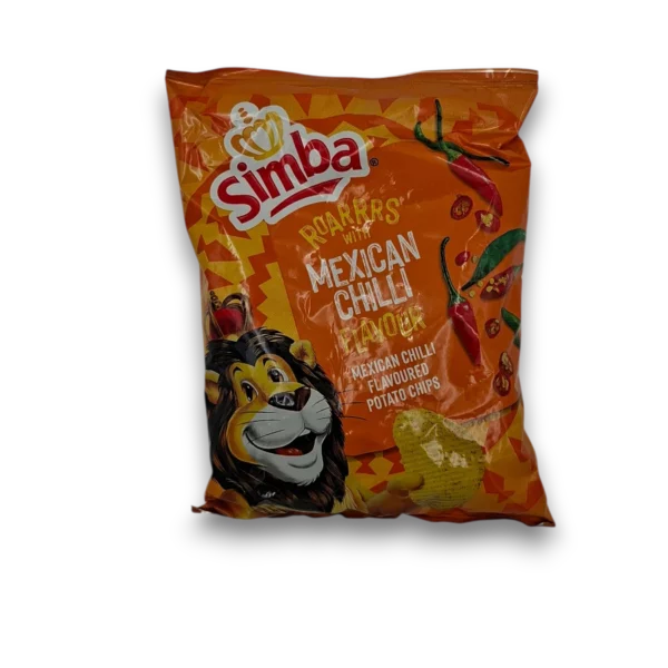 Simba Mexican Chilli Flavoured Chips - Looters Grocery Durban